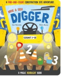 Drive and Seek Digger - A Magic Headlight Book - IMAGINE THAT