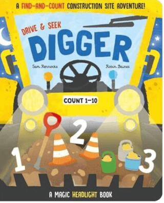 Drive and Seek Digger - A Magic Headlight Book - 1