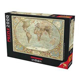 Anatolian Puzzle 2000 Parça Dünya Haritası - 1