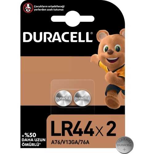 Duracell Düğme Pil Lr44 1.5 Volt 2li Paket