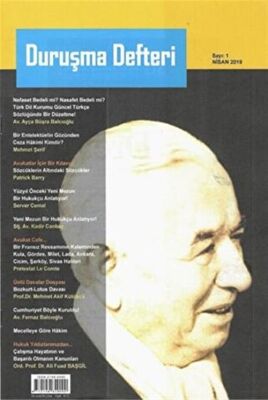 Duruşma Defteri Sayı: 1 Nisan 2019 - 1