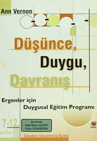 Düşünce, Duygu, Davranış - Adana Nobel Kitabevi