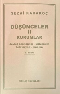 Düşünceler 2: Kurumlar - 1