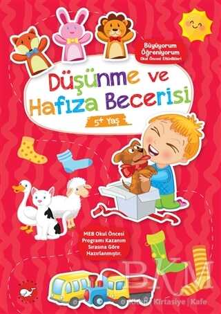 Düşünme ve Hafıza Becerisi 5+ Yaş - Büyüyorum Öğreniyorum Okul Öncesi Etkinlikleri - 1