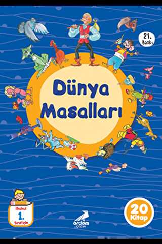 Dünya Masalları 20 Kitap Takım - Erdem Çocuk