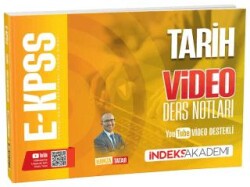 E-KPSS Tarih Video Ders Notları - İndeks Akademi Yayıncılık