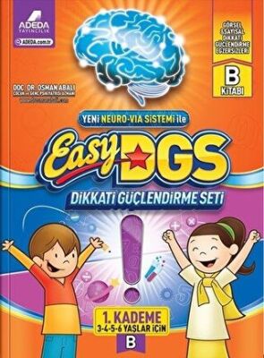 Easy DGS Dikkati Güçlendirme Seti 3 - 4 - 5 - 6 Yaşlar İçin 1. Kademe B kapağı