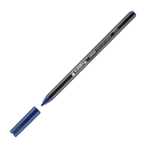 Edding 1300 Orta Uçlu Keçeli Kalem Çelik Mavisi