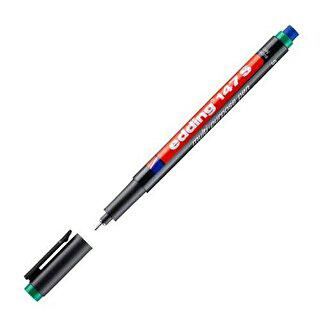 Edding 147 S Çok Amaçlı Asetat Kalemi Silgili Yeşil - 1