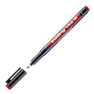 Edding 142 M Çok Amaçlı Asetat Kalemi Permanent Kırmızı - 1