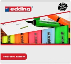 Edding 344 Fosforlu Kalem 5Li Set - Edding
