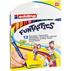 Edding 15 Funtastıcs Çocuklar İçin Keçeli Kalem 12Li Set - Edding