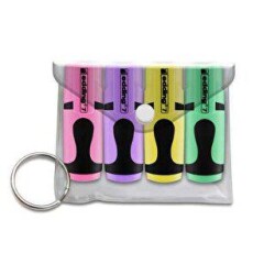 Edding 7 Mini Fosforlu Kalem 4`lü Set Pastel Karışık - Edding