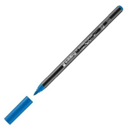 Edding Porselen Kalemi Fırça Uçlu 1 MM- 4 MM Açık Mavi 4200