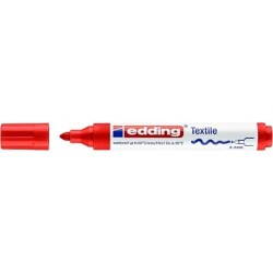 Edding 4500 Kumaş Boyama Kalemi Kırmızı - Edding