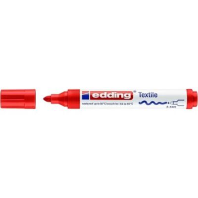 Edding 4500 Kumaş Boyama Kalemi Kırmızı - 1