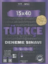 Edebiyat Sokağı Yayınları TYT Türkçe 15 x 40 Deneme Sınavı - Edebiyat Sokağı Yayınları