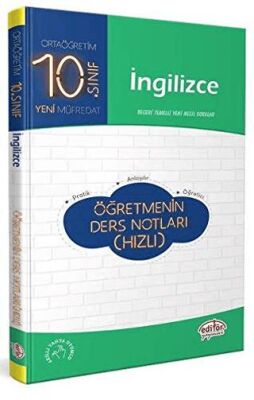 10. Sınıf İngilizce Öğretmenin Ders Notları Hızlı - 1