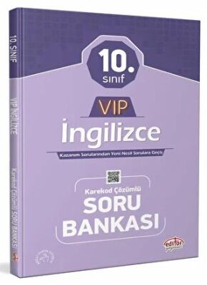 Editör Yayınevi 10. Sınıf VIP İngilizce Soru Bankası - 2