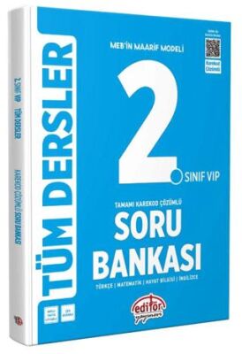 Editör Yayınevi 2. Sınıf Tüm Dersler Soru Bankası Karekod Çözümlü - 1