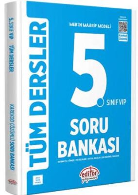 Editör Yayınevi 5. Sınıf VIP Tüm Dersler Soru Bankası - 1