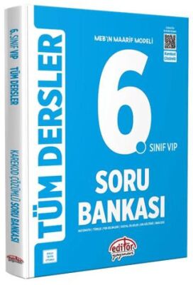 Editör Yayınevi 6. Sınıf VIP Tüm Dersler Soru Bankası - 1