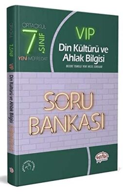 Editör Yayınevi 7. Sınıf VIP Din Kültürü ve Ahlak Bilgisi Soru Bankası - 1