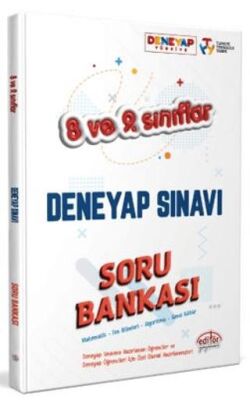 Editör Yayınevi 8-9. Sınıf Deneyap Soru Bankası - 1