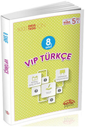 Editör Yayınevi 8. Sınıf VIP Türkçe Konu Anlatımı - Editör Yayınevi