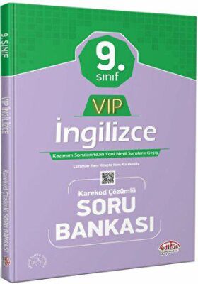 Editör Yayınevi 9. Sınıf VIP İngilizce Soru Bankası - 1