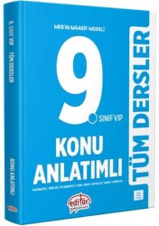 Editör Yayınevi 9. Sınıf VIP Tüm Dersler Konu Anlatımlı - Editör Yayınevi