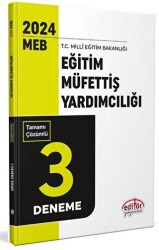 Editör Yayınları 2024 KPSS Genel Yetenek Genel Kültür Tamamı Çözümlü Fasikül 3 Deneme Sınavı - Editör Yayınevi