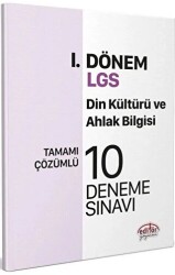Editör Yayınevi Editör Yayınları 8. Sınıf LGS Din Kültürü ve Ahlak Bilgisi 1. Dönem 10 Deneme - Editör Yayınevi