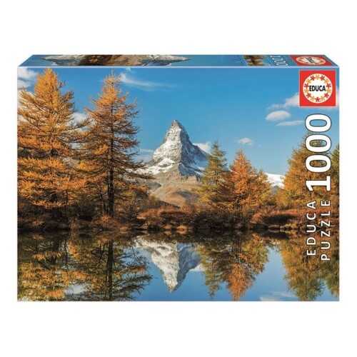 Educa Puzzle - 1000 Parça - Matterhorn Mountain in Autumn