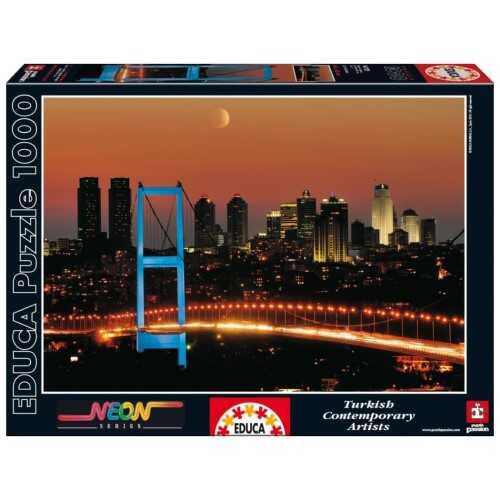 Educa Puzzle - 1000 Parça - Neon Puzzle - Boğaziçi Köprüsü 