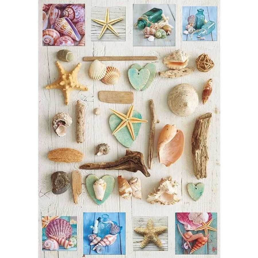 Educa Puzzle - 1000 Parça - Seashells Collage