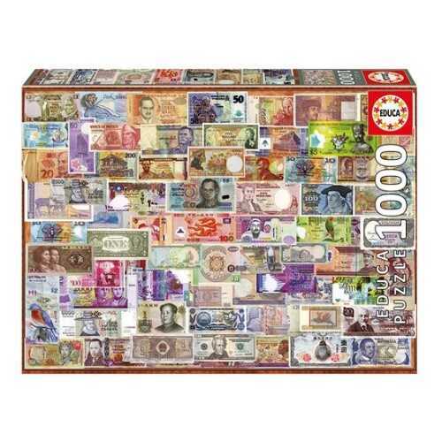 Educa Puzzle - 1000 Parça - World Banknotes 