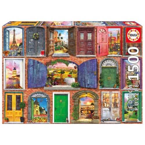 Educa Puzzle - 1500 Parça - Doors Of Europe