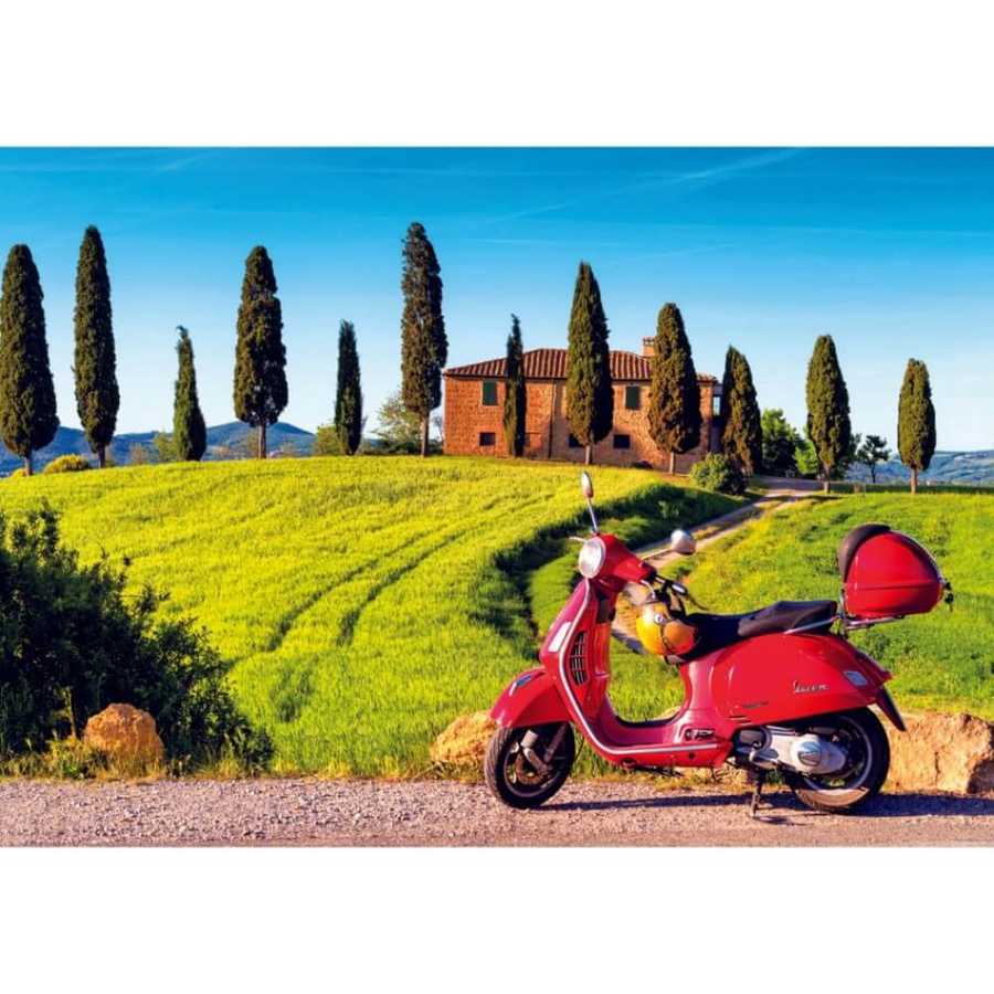 Educa Puzzle - 1500 Parça - Scooter In Toscana