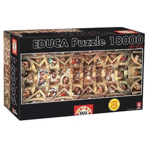 Educa Puzzle - 18000 Parça - Sistine Chapel
