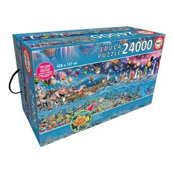 Educa Puzzle - 24000 Parça Lıfe - 428X157 Cm - Educa Puzzle
