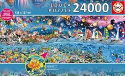 Educa Puzzle - 24000 Parça Lıfe - 428X157 Cm - 2