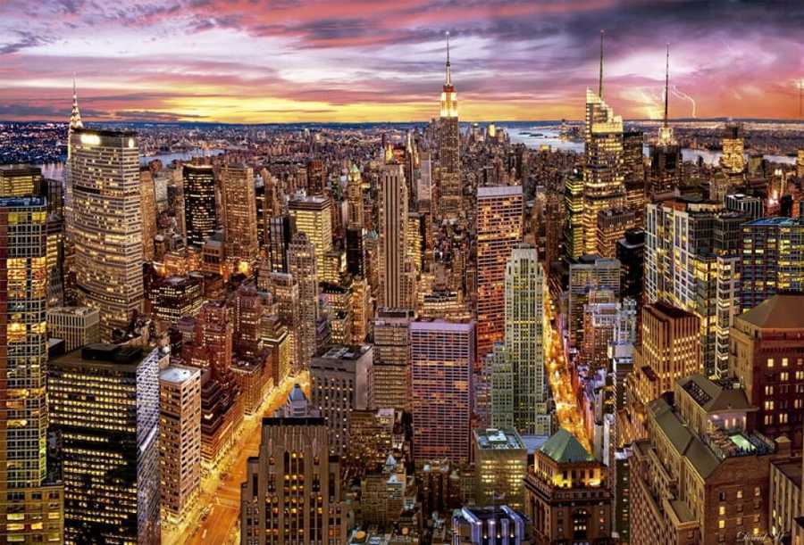 Educa Puzzle - 3000 Parça - Manhattan Skyline