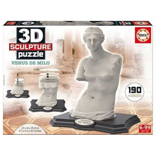 Educa Puzzle - 3D Heykel - Venus De Milo