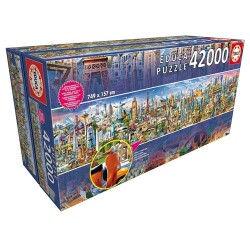 Educa Puzzle - 42000 Parça - Around The World - Educa Puzzle