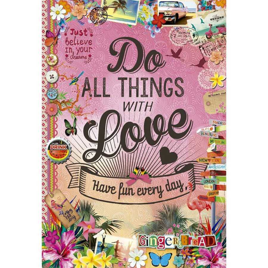 Educa Puzzle - 500 Parça - Do All The Things With Love