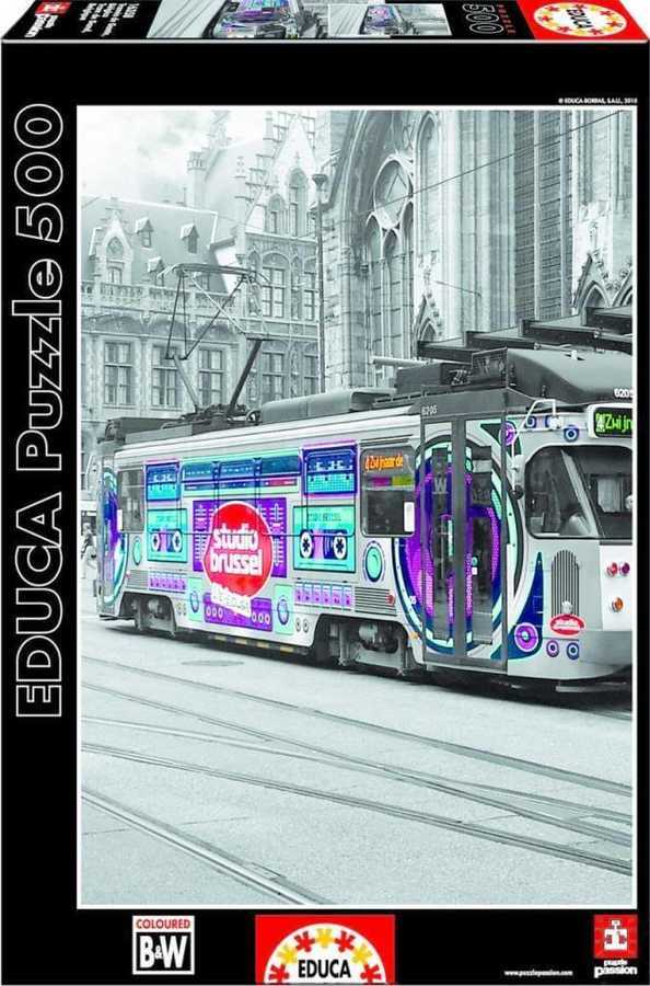 Educa Puzzle - 500 Parça - Ghents Tram Belgium