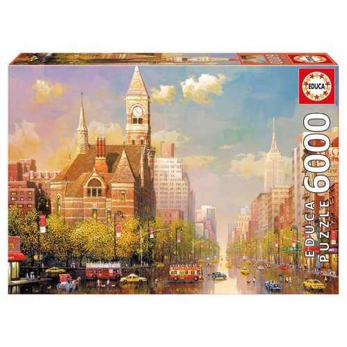 Educa Puzzle - 6000 Parça - New York Afternoon Alexander Che