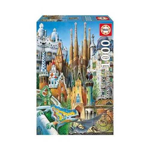 Educa Puzzle Gaudi Collage Miniature 1000 Parça