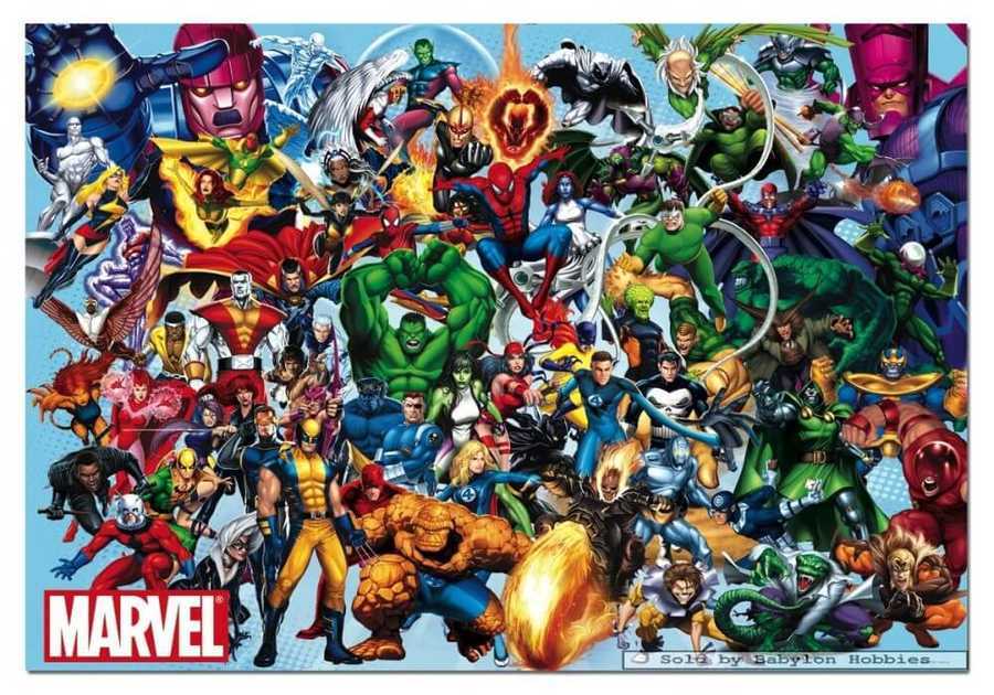Educa Puzzle Marvel Kahramanları 1000 Parça
